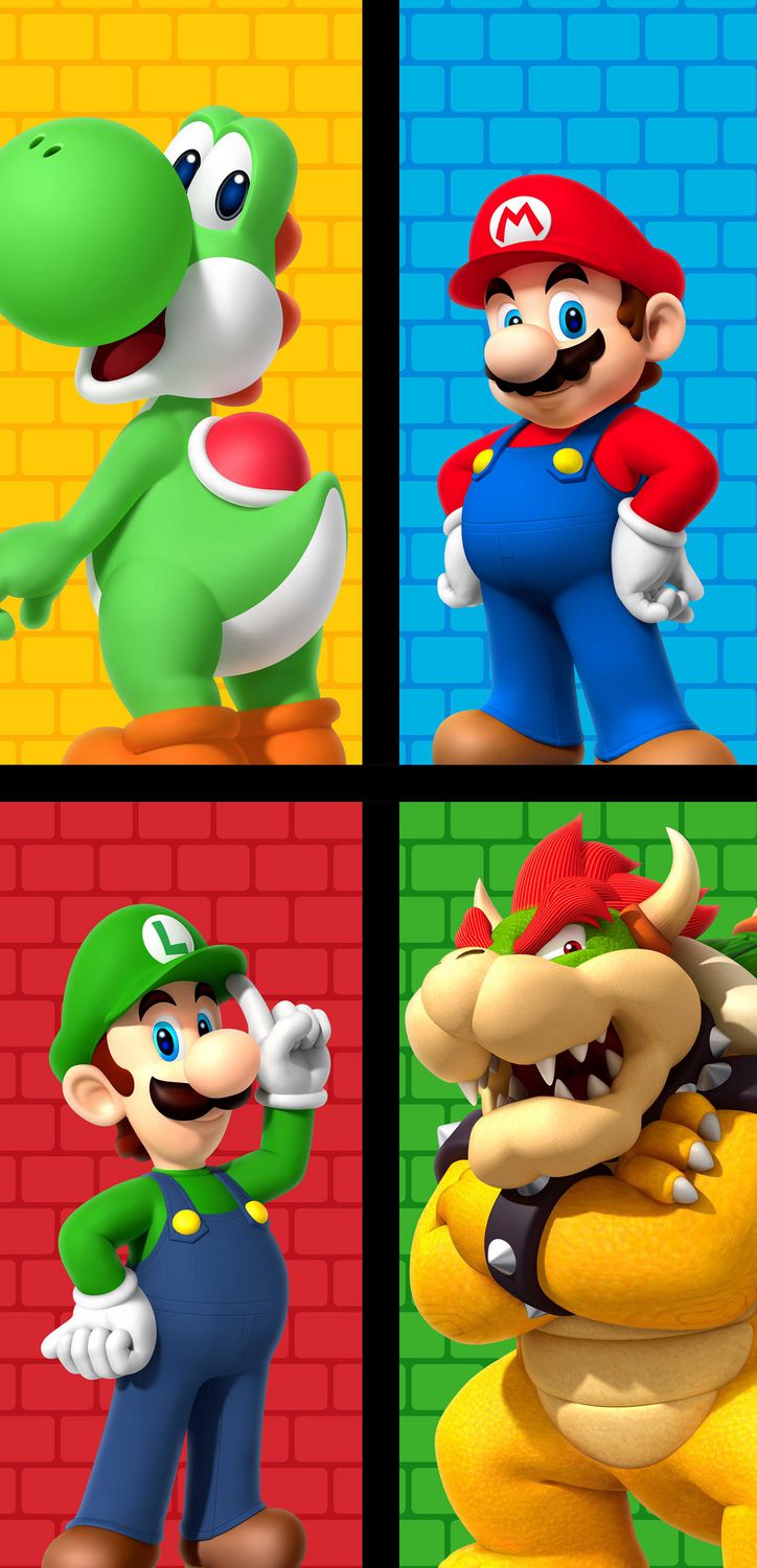 Super Mario Star Players Beach Towel
